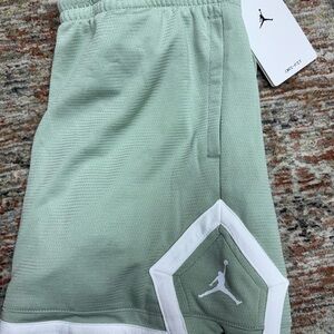 Girls Jordan Green Athletic Shorts